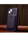 Kup Etui iCarer Case Leather MagSafe Apple iPhone 14 Plus / 15 Plus ciemnofioletowy - ICR480 - {ean13} - Sklep Home Screen