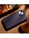 Kup Etui iCarer Case Leather MagSafe Apple iPhone 14 Plus / 15 Plus ciemnofioletowy - ICR480 - {ean13} - Sklep Home Screen