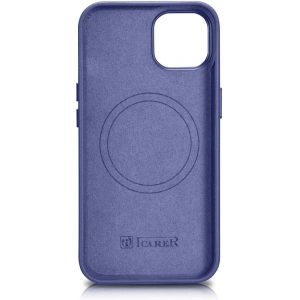 Kup Etui iCarer Case Leather MagSafe Apple iPhone 14 Plus / 15 Plus jasnofialový - ICR481 - {ean13} - Sklep Home Screen