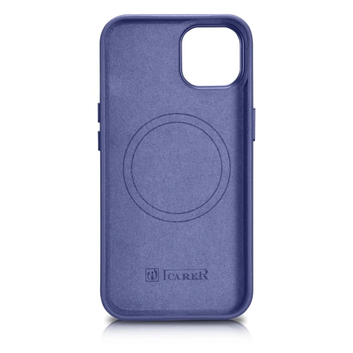 Kup Case iCarer Case Leder MagSafe Apple iPhone 14 Plus / 15 Plus helllila - ICR481 - {ean13} - Sklep Home Screen