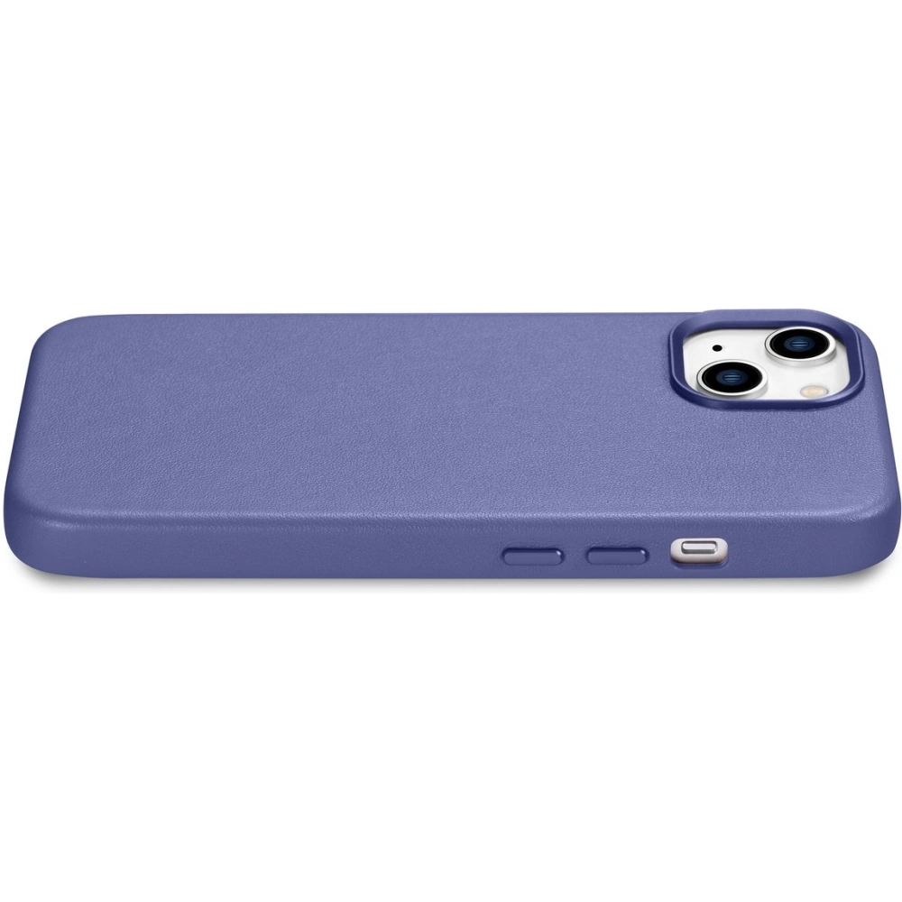 Etui iCarer Case Leather MagSafe Apple iPhone 14 Plus / 15 Plus jasnofioletowy
