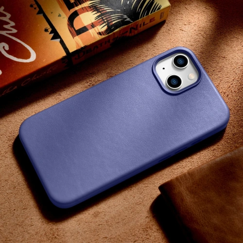 Kup Etui iCarer Case Leather MagSafe Apple iPhone 14 Plus / 15 Plus jasnofioletowy - ICR481 - {ean13} - Sklep Home Screen