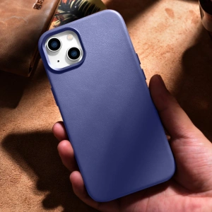Kup Etui iCarer Case Leather MagSafe Apple iPhone 14 Plus / 15 Plus jasnofialový - ICR481 - {ean13} - Sklep Home Screen