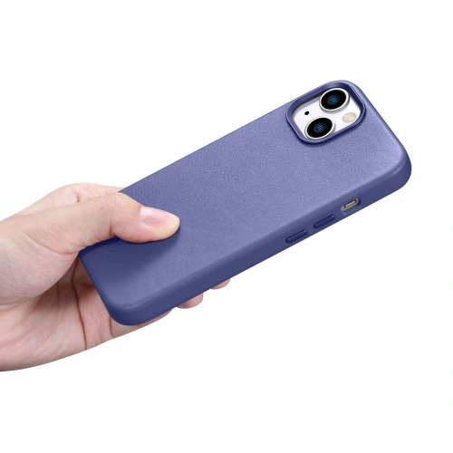 Kup Etui iCarer Case Leather MagSafe Apple iPhone 14 Plus / 15 Plus jasnofioletowy - ICR481 - {ean13} - Sklep Home Screen