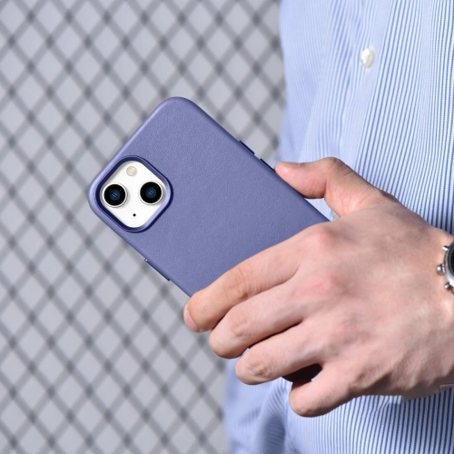 Kup Case iCarer Case Leder MagSafe Apple iPhone 14 Plus / 15 Plus helllila - ICR481 - {ean13} - Sklep Home Screen