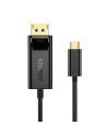 Kabel Choetech XCP-1801BK USB-C/Displayport, 1.8m (schwarz)