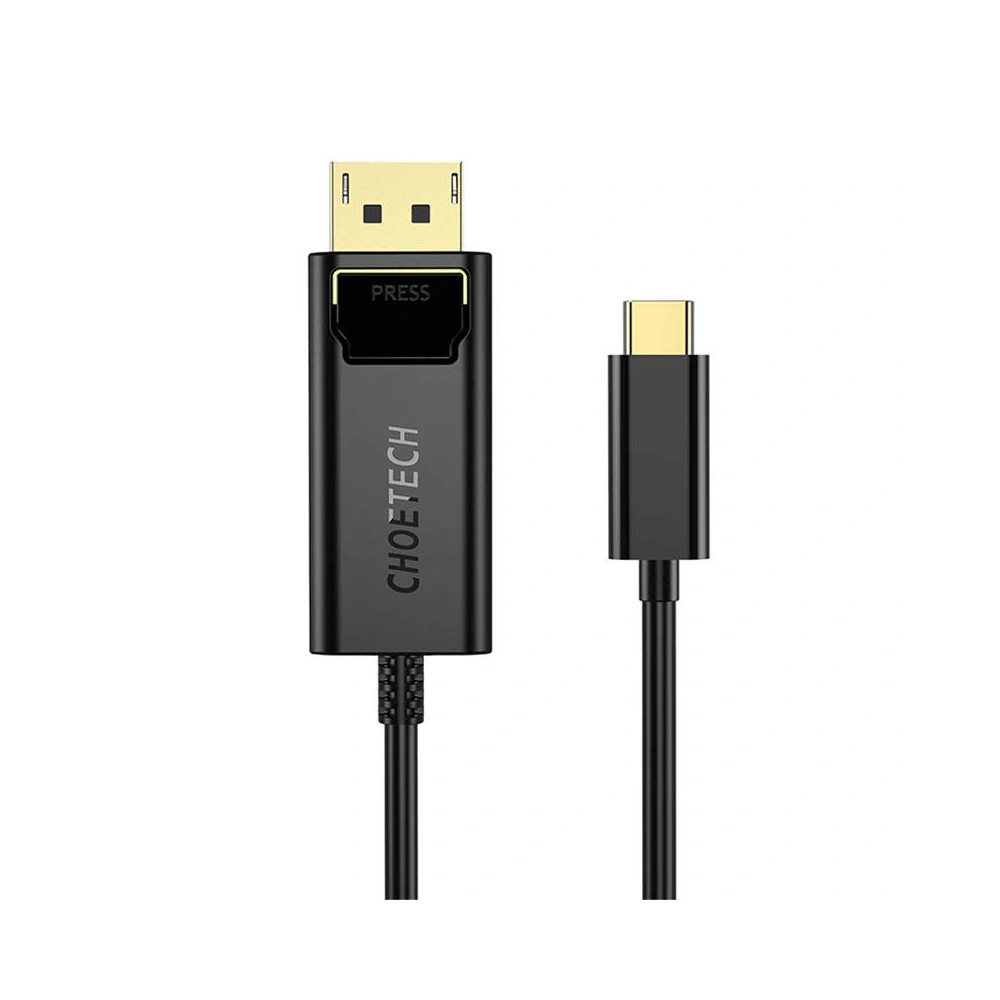 Kabel Choetech XCP-1801BK USB-C/Displayport, 1.8m (czarny)