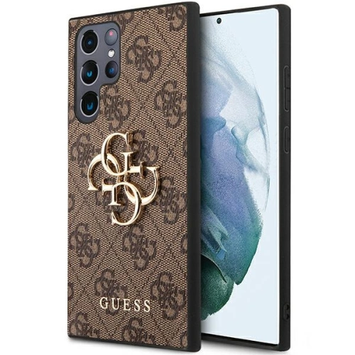 Kup Carcasă Guess GUHCS23L4GMGBR Samsung Galaxy S23 Ultra maro/brun hardcase 4G Big Metal Logo - GUE2382 - {ean13} - Sklep Home Screen