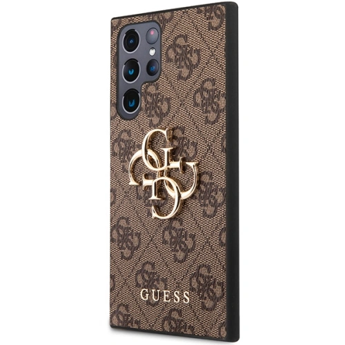 Kup Carcasă Guess GUHCS23L4GMGBR Samsung Galaxy S23 Ultra maro/brun hardcase 4G Big Metal Logo - GUE2382 - {ean13} - Sklep Home Screen
