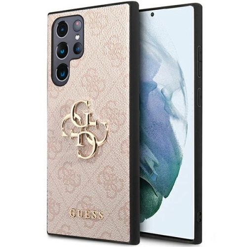 Kup Case Guess GUHCS23L4GMGPI Samsung Galaxy S23 Ultra rosa/pink Hardcase 4G Big Metal Logo - GUE2383 - {ean13} - Sklep Home Screen