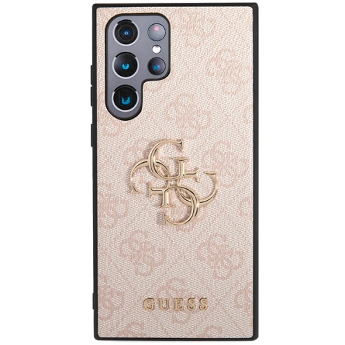 Kup Etui Guess GUHCS23L4GMGPI Samsung Galaxy S23 Ultra różowy/pink hardcase 4G Big Metal Logo - GUE2383 - {ean13} - Sklep Home Screen