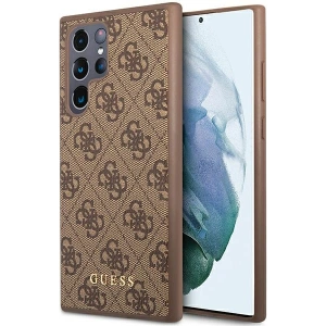Kup Etui Guess GUHCS23LG4GFBR Samsung Galaxy S23 Ultra hnědý/brown hard case 4G Metal Gold Logo - GUE2384 - {ean13} - Sklep Home Screen