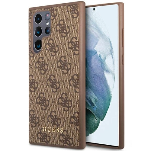 Kup Etui Guess GUHCS23LG4GFBR Samsung Galaxy S23 Ultra barna/brown kemény tok 4G Metal Gold Logo - GUE2384 - {ean13} - Sklep Home Screen