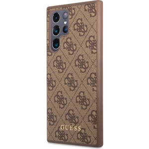 Kup Etui Guess GUHCS23LG4GFBR Samsung Galaxy S23 Ultra hnědý/brown hard case 4G Metal Gold Logo - GUE2384 - {ean13} - Sklep Home Screen