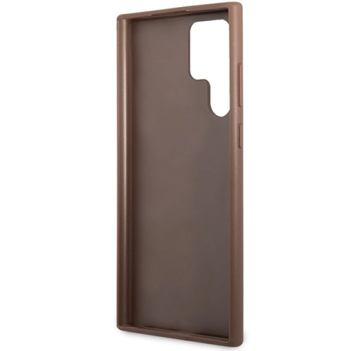 Kup Etui Guess GUHCS23LG4GFBR Samsung Galaxy S23 Ultra brązowy/brown hard case 4G Metal Gold Logo - GUE2384 - {ean13} - Sklep Home Screen