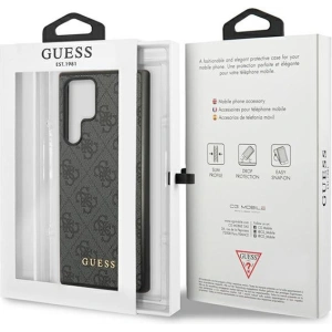 Kup Etui Guess GUHCS23LG4GFGR Samsung Galaxy S23 Ultra šedý/grey hardcase 4G Metal Gold Logo - GUE2385 - {ean13} - Sklep Home Screen
