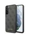 Etui Guess GUHCS23SG4GFGR Samsung Galaxy S23 šedé/grey hardcase 4G Metal Gold Logo