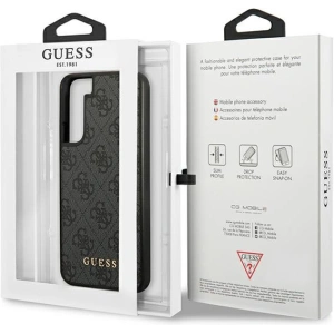 Kup Case Guess GUHCS23SG4GFGR Samsung Galaxy S23 grau/grey Hardcase 4G Metal Gold Logo - GUE2386 - {ean13} - Sklep Home Screen