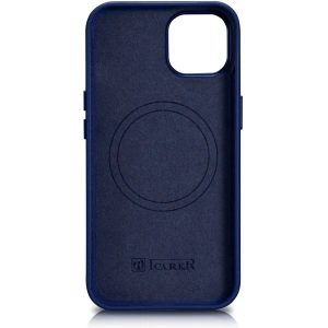 Kup Etui iCarer Case Leather MagSafe Apple iPhone 14 Plus / 15 Plus modrý - ICR482 - {ean13} - Sklep Home Screen