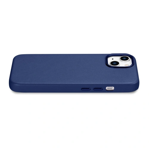 Kup Etui iCarer Case Leather MagSafe Apple iPhone 14 Plus / 15 Plus niebieski - ICR482 - {ean13} - Sklep Home Screen