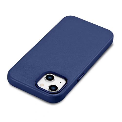 Kup Etui iCarer Case Leather MagSafe Apple iPhone 14 Plus / 15 Plus niebieski - ICR482 - {ean13} - Sklep Home Screen