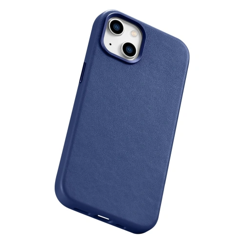 Kup Etui iCarer Case Leather MagSafe Apple iPhone 14 Plus / 15 Plus niebieski - ICR482 - {ean13} - Sklep Home Screen