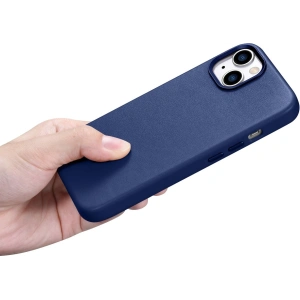Kup Etui iCarer Case Leather MagSafe Apple iPhone 14 Plus / 15 Plus modrý - ICR482 - {ean13} - Sklep Home Screen