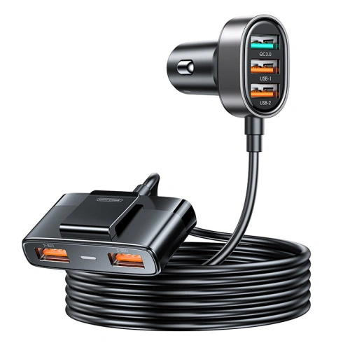 Kup Încărcător auto Joyroom 45W 5xUSB-A negru (JR-CL03 Pro) - JYR577 - {ean13} - Sklep Home Screen
