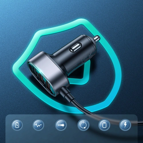Kup Încărcător auto Joyroom 45W 5xUSB-A negru (JR-CL03 Pro) - JYR577 - {ean13} - Sklep Home Screen