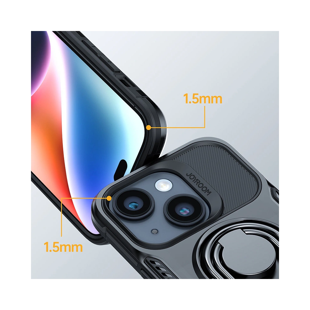 Etui Joyroom Dual Hinge Apple iPhone 14 Plus / 15 Plus czarne