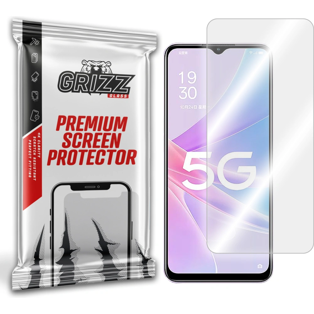 Szkło hybrydowe GrizzGlass HybridGlass do Oppo A78 5G