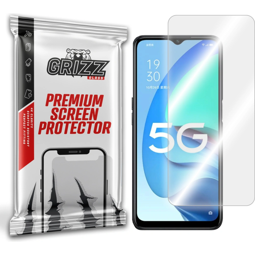 Szkło hybrydowe GrizzGlass HybridGlass do Oppo A56s