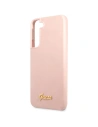 Kup Etui Guess GUHCS23SLSLMGPP Samsung Galaxy S23 różowy/pink hardcase Silicone Script Metal Logo - GUE2388 - {ean13} - Sklep Home Screen