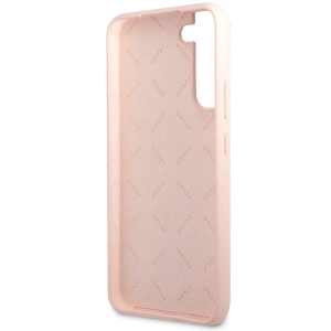 Kup Case Guess GUHCS23SLSLMGPP Samsung Galaxy S23 rosa/pink Hardcase Silikon Script Metall-Logo - GUE2388 - {ean13} - Sklep Home Screen