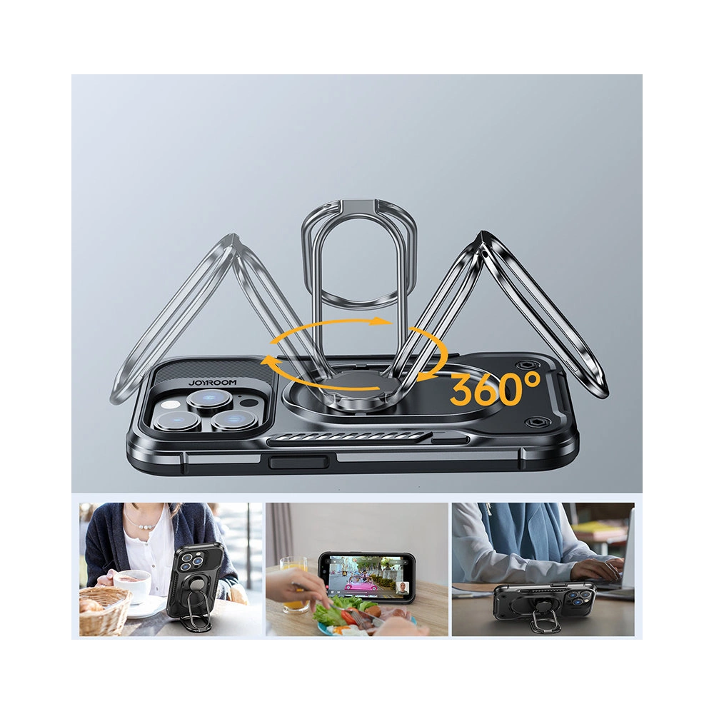 Etui Joyroom Dual Hinge Apple iPhone 14 czarne