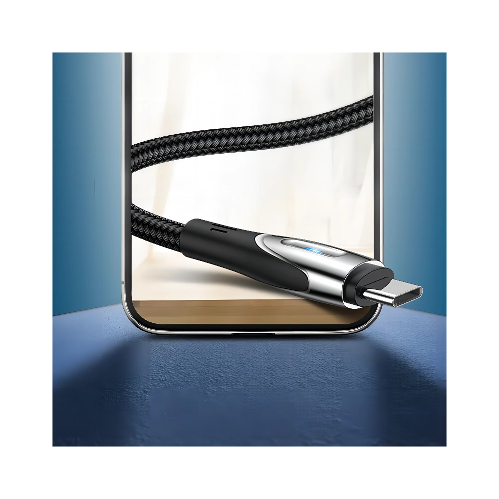 Kabel Joyroom Sharp Series USB-A/USB-C 3A 2m czarny (S-M411)