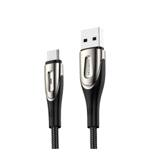 Buy Joyroom Sharp Series USB-A/USB-C Cable 3A 1.2m black (S-M411) - JYR584 - {ean13} - Home Screen Store Europe