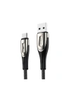 Cablu Joyroom Sharp Series USB-A/USB-C 3A 1.2m negru (S-M411)