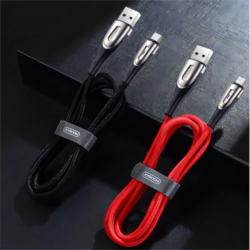 Buy Joyroom Sharp Series USB-A/USB-C Cable 3A 1.2m black (S-M411) - JYR584 - {ean13} - Home Screen Store Europe