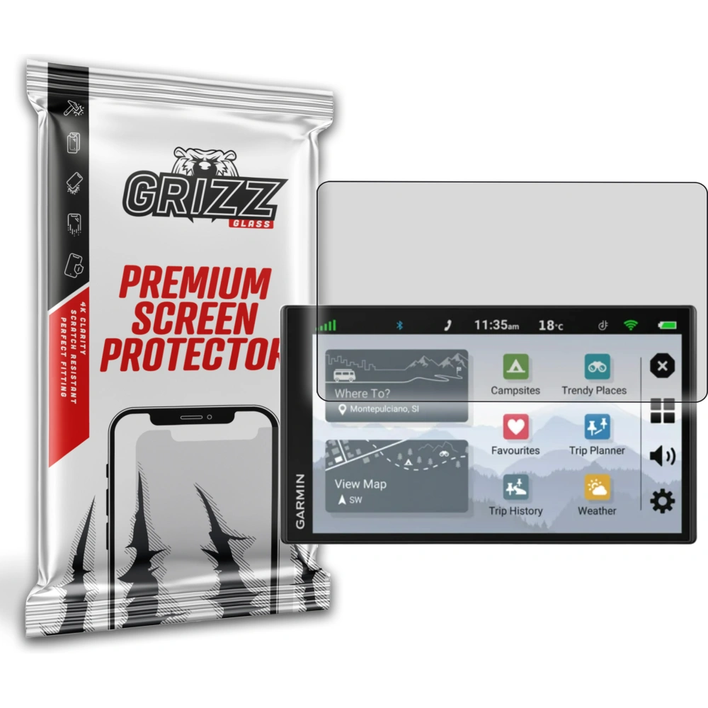 Folia matowa GrizzGlass PaperScreen do Garmin CamperVan