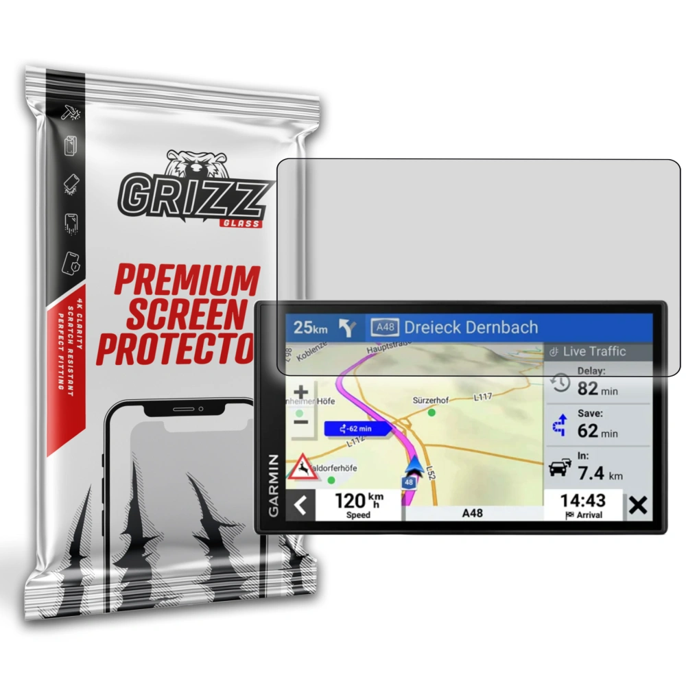 Folia matowa GrizzGlass PaperScreen do Garmin DriveSmart 66