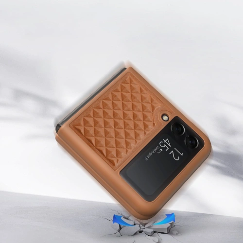 Buy Dux Ducis Venice Samsung Galaxy Z Flip 4 brown - DDS1579 - {ean13} - Home Screen Store Europe