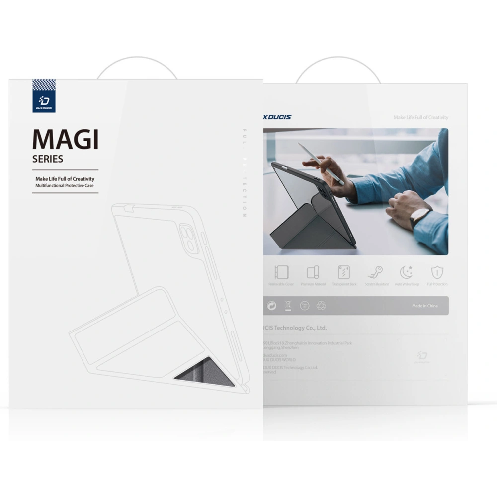 Etui Dux Ducis Magi Apple iPad 10.9 2022 (10. generacji) szare