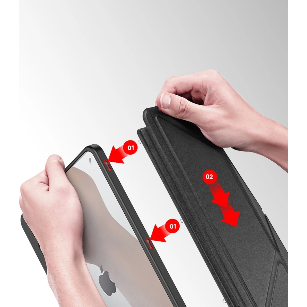 Etui Dux Ducis Magi Apple iPad 10.9 2022 (10. generacji) szare