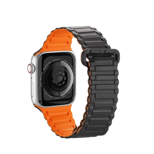 Kup Pasek Dux Ducis Strap Armor Apple Watch 4/5/6/7/SE/8/9/10 40/41/42mm černo-oranžový - DDS1588 - {ean13} - Sklep Home Screen