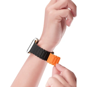 Kup Dux Ducis Strap Armor für Apple Watch 4/5/6/7/SE/8/9/10 40/41/42mm schwarz-orange - DDS1588 - {ean13} - Sklep Home Screen