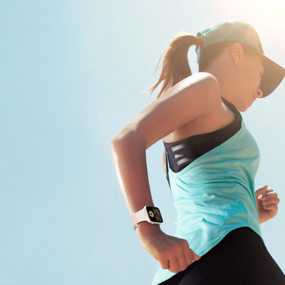 Pasek Dux Ducis Strap Armor Apple Watch 4/5/6/7/SE/8/9/10 40/41/42mm różowo-fioletowy