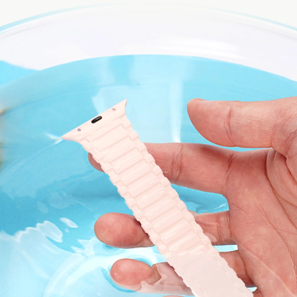 Pasek Dux Ducis Strap Armor Apple Watch 4/5/6/7/SE/8/9/10 40/41/42mm różowo-fioletowy