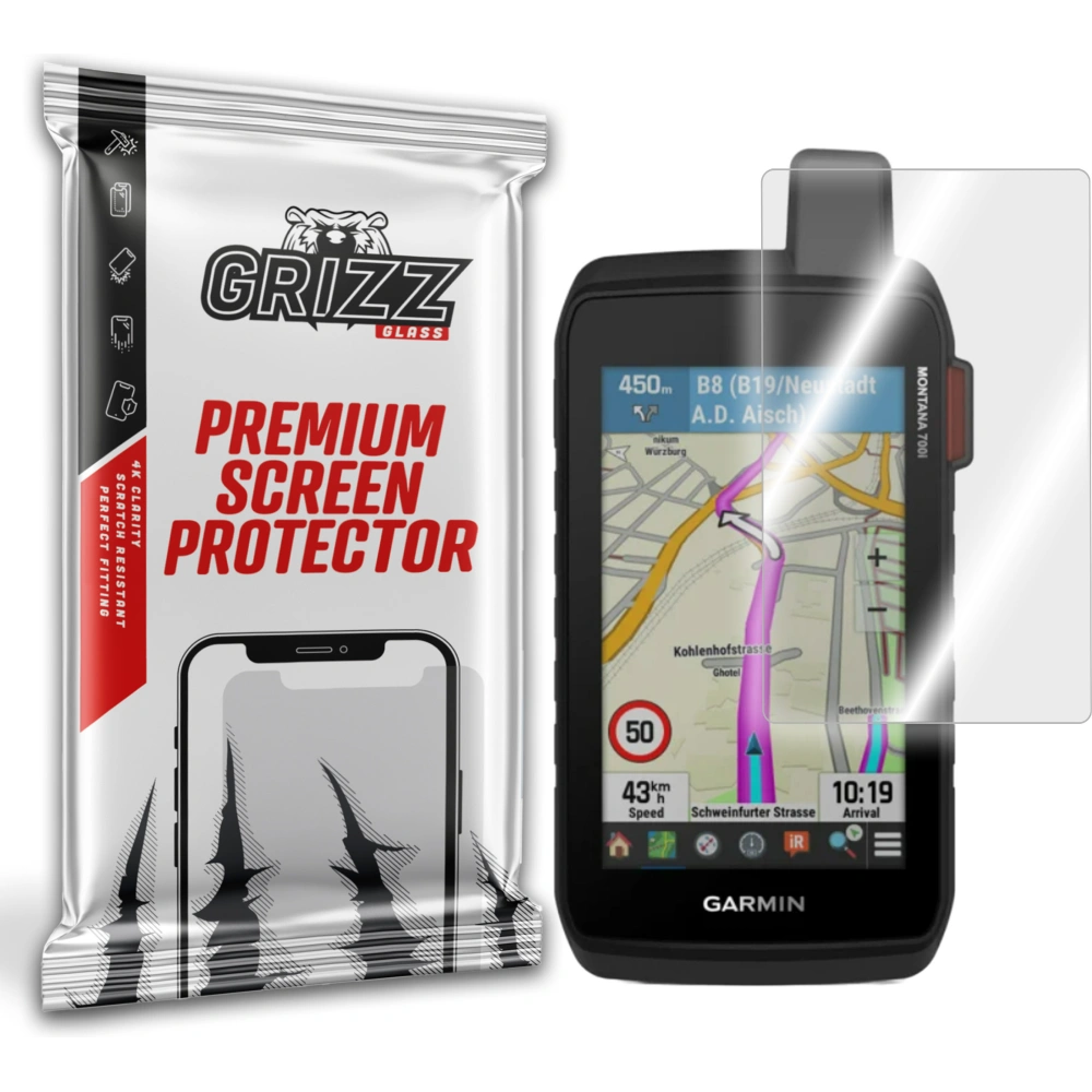 Szkło hybrydowe GrizzGlass HybridGlass do Garmin Montana 700i