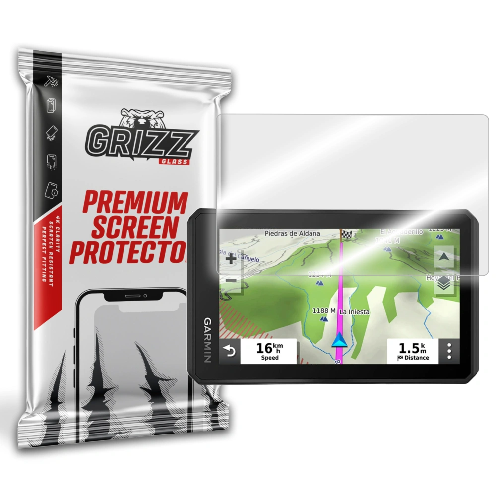 Szkło hybrydowe GrizzGlass HybridGlass do Garmin Tread